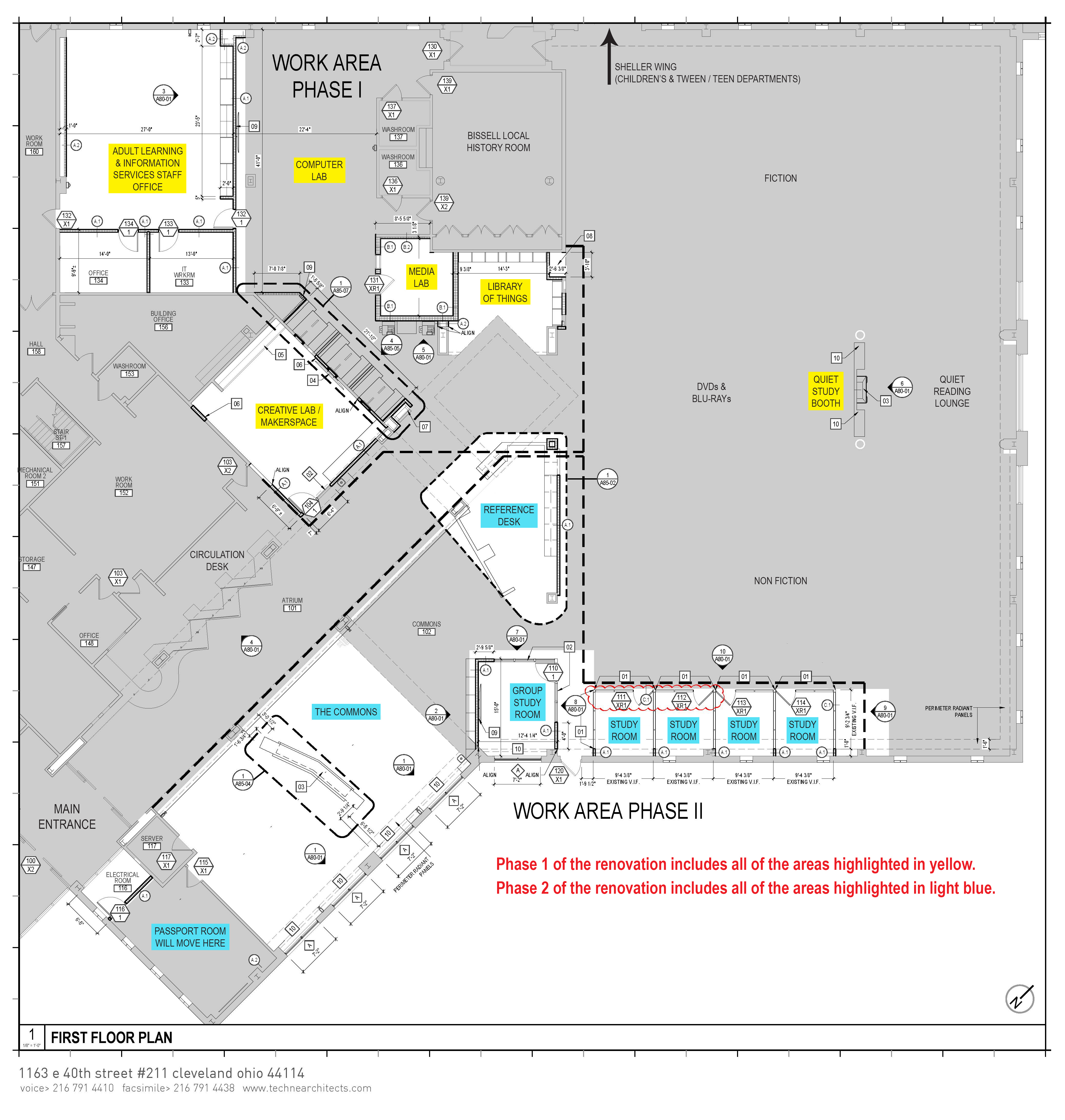 Floor Plan Showing New Areas